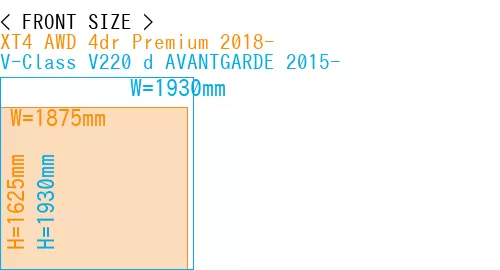 #XT4 AWD 4dr Premium 2018- + V-Class V220 d AVANTGARDE 2015-